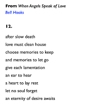 poems from bell hooks when angels