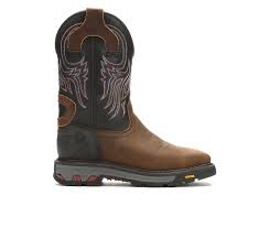 Mens Justin Boots Commander Steel Toe Cowboy Boots