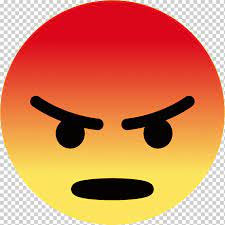 emoji enojado emoticon de la etiqueta