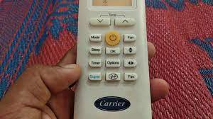 how to you use carrier ac remote all