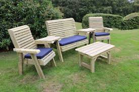 Multi Set Wooden Garden Table And