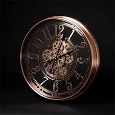 Gold Wall Clock For Living Room Decor