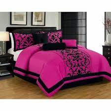 Full Queen Cal King Bed Pink Black