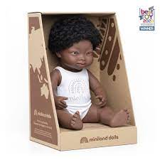 baby doll african boy with down