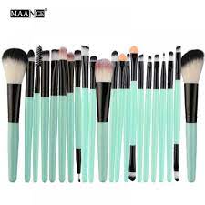 22pcs makeup brushes set with handles