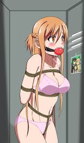 Anime Bound Gagged Underwear 