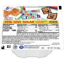 cinnamon toast crunch cereal 25 less