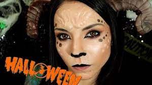 female satyr halloween makeup you