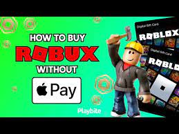 how to robux without apple pay