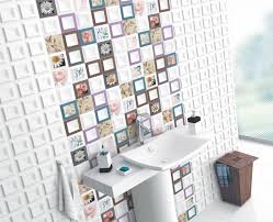 glossy designer digital wall tiles for