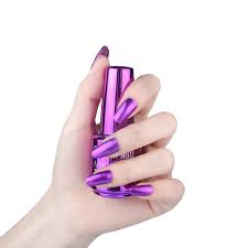 mirror nail polish violet
