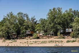 Кемпинг «ЛИМАН» на берегу реки Волга - , - координаты, фото, видео и  подробности места