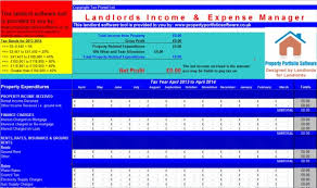 Rental Property Excel Spreadsheet Landlord Template Demo Track