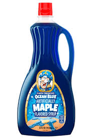 artificially maple flavored syrup