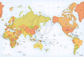 map world mercator asia australia