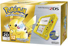 Nintendo 2DS Transparent Yellow + Pokemon Yellow (Limited Edition)  (Nintendo 3DS) : Amazon.co.uk: PC & Video Games