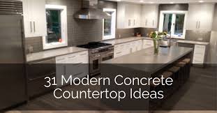 31 modern concrete countertops
