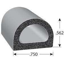 d shaped rubber seals 135 series