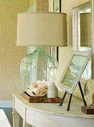 Fillable Glass Table Lamps Beach