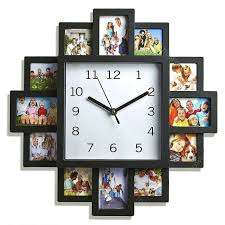 Wall Clock Picture Frame Set Diy 12