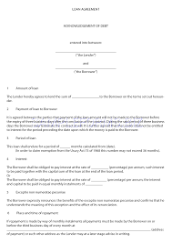 Preview Pdf Simple Loan Agreement Template 2 3