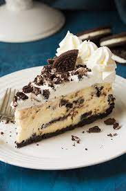 Oreo Cream Cheesecake gambar png
