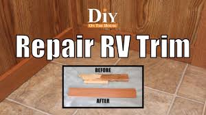 repair rv cabinet wood trim