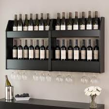 Shelf Composite Wood Floating Wine