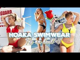Hoaka Swimwear Try On Haul Youtube