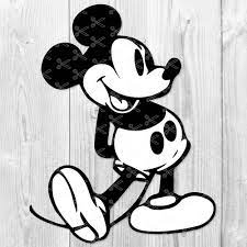 Mickey Mouse Vintage SVG, DXF, PNG, Cut Files