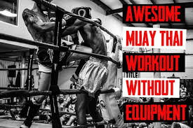 muay thai workout without equipment