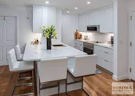 contemporary white kitchen remodel