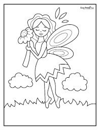 Fairy Coloring Pages 30 Printable