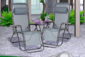 Deluxe Set Zero Gravity Chairs Set Of