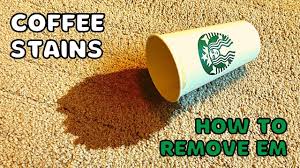 how to remove coffee stains from carpet