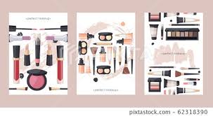 makeup catalog cover template