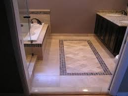 Can large tiles work in a small space? Floor Tile Patterns For Small Bathroom Home Improvement Ideas