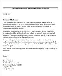 Employer Recommendation Letter Sample 9 Examples In Word Pdf