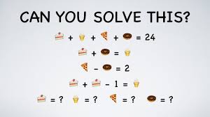 These are the best and most fun math riddles we can find. Can You Solve This Emoji Puzzle The Emoji Riddle Maths Puzzles Math Riddles With Answers Youtube