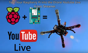 live streaming you drone raspberry pi