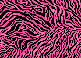 Vetor De Pink Zebra Skin Pattern Design