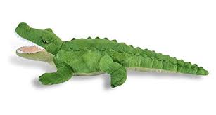 wild republic green alligator plush