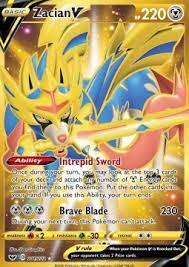 Pokemon booster boxes, packs, decks, single cards, tins, and much more are always in stock at dave and adam's. Zacian V 211 Sword Shield Cardmarket