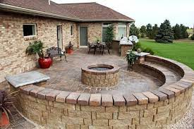 Outdoor Paver Patio And Kitchen