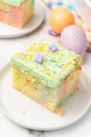 Easy Easter Poke Cake gambar png