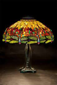 22 Dragonfly Lamp Stained Glass