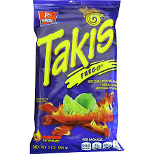 takis fuego rolled tortilla chips hot