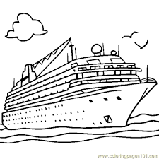 Download or print for free directly from the site. Cruise Ship Coloring Pages Free Image Download