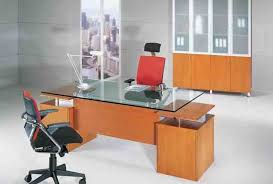 Knightly Modern Executive Glass Top