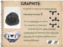 Graphite Graphite Is Made Up Of Carbon Atoms Chemical